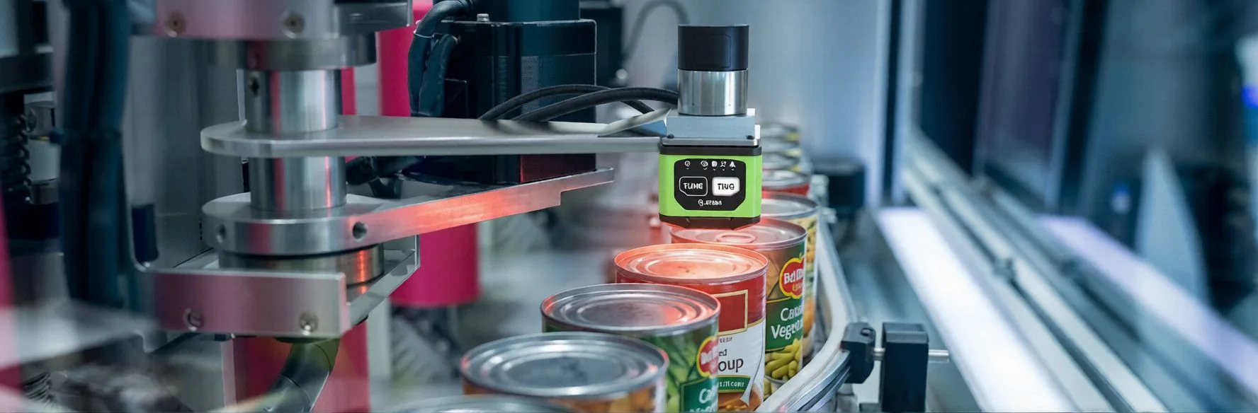 Inspection de conserves avec vision artificielle
